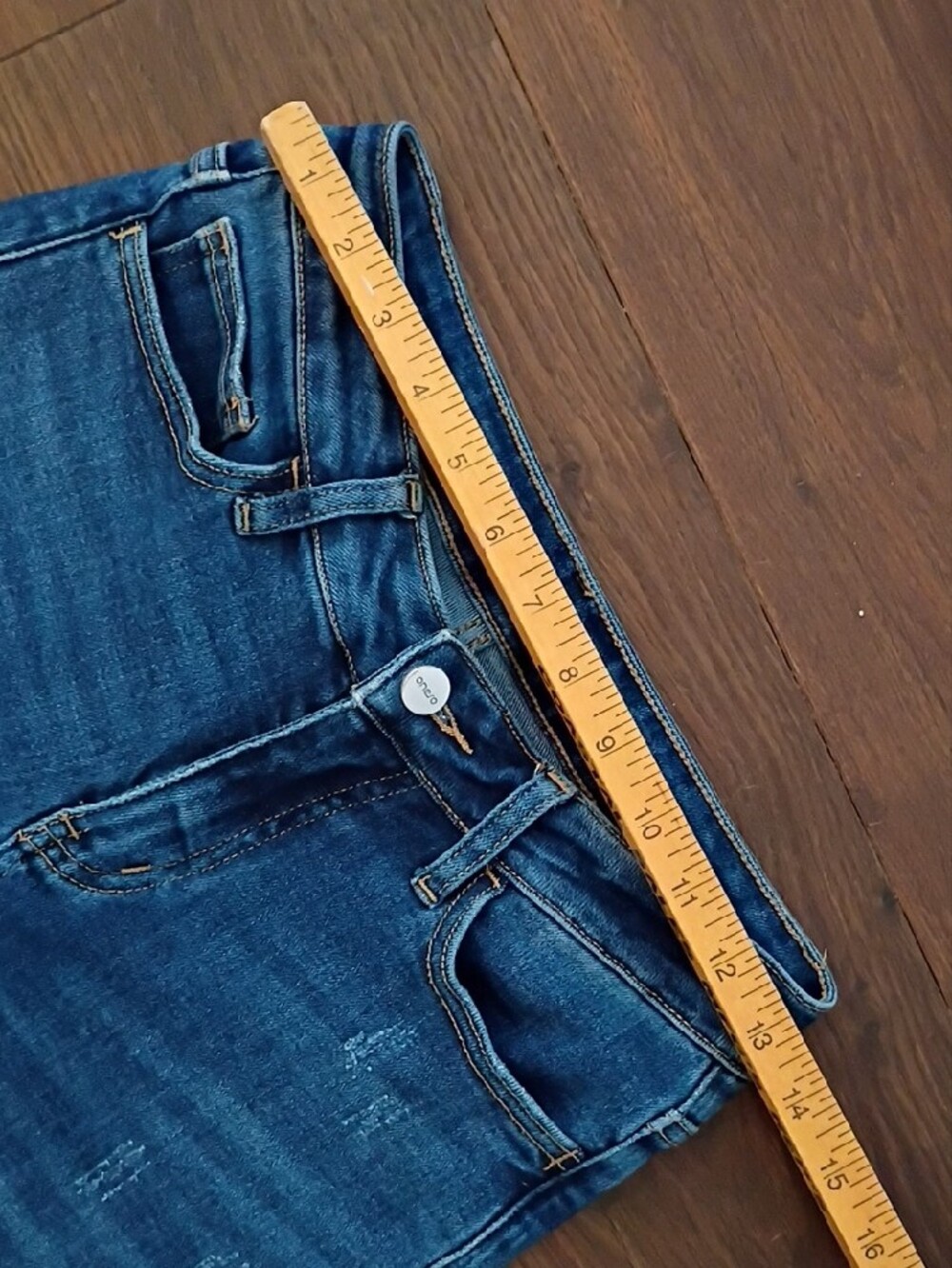 Oneso Women's Wide-Leg Stretch Blue  Jeans Size 26 - Picture 9 of 15